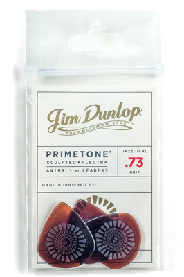 Animals As Leaders Primetone Plektren Player's Pack, 3 Stück, 0,73 mm Stärke, Mittlere Größe, hand-geschliffene, abgeschrägte Kanten, Animals