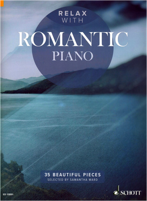 Schott Relax Romantic Piano klasikinė fortepijono literatūros knyga