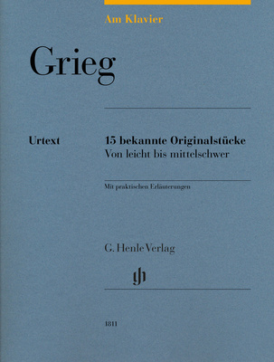 Henle Verlag Am Klavier Grieg klasikinė fortepijono literatūra 