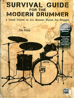Alfred Music Publishing Survival Guide Modern Drummer mušamųjų instrumentų literatūra