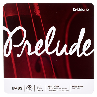 Daddario J611-3/4M Prelude kontraboso G styga