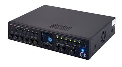 PMU-240N, ELA-Mischverstärker 240W/100V, Tischversion, 4-Ohm-Outlet, Internet-Radio, USB-MP3 Player, USB-Streaming, Streaming Receiver, 2,8"