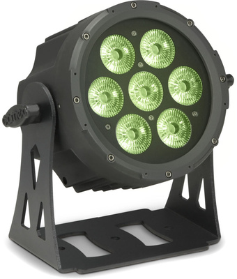 Flat PRO 7 XS, Kompakter, flacher 7 x 8 Watt Quad-LED Spot-Scheinwerfer, Der nur 130 mm Tiefe, kompakte Cameo FLAT PRO 7 XS ist ideal, wo Platz