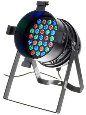 LED PAR64 36x3W RGB MKII black