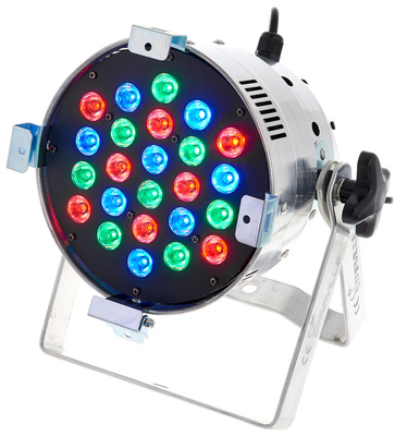 LED PAR56 24x3W RGB MKII silve