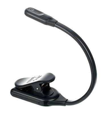 Mighty Bright 85635 Wonder Flex: Notenpultleuchte, 2 warmweiße LEDs (3000K), Helligkeit ca.450 Lux, Dimmbar bis 20 Lumen, Flexibler