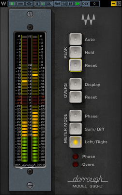 Waves Dorrough Stereo garso ir efektų programinė įranga