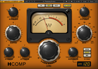 Waves H-Comp Hybrid Compressor garso kompresorius