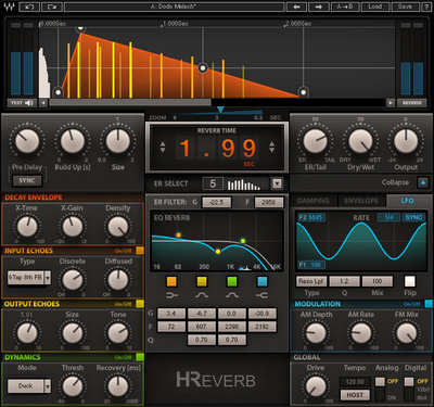 Waves H-Reverb Hybrid Reverb efektų programa  