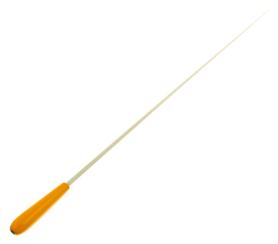 Takt Plastic Yellow Dot (E) 13" STD dirigento lazdelė