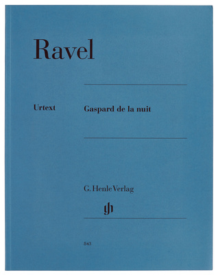 Henle Verlag Ravel Gaspard De La Nuit klavieru notis