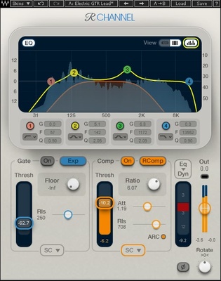Waves Renaissance Channel garso programinė įranga