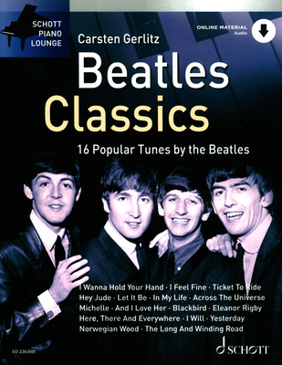 Schott Beatles Classics Piano fortepijono dainų knyga  