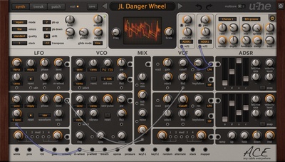 u-he ACE virtualus instrumentas  