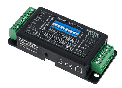 Controller LED X-Dimmer 1 Pro, Der Einzelfarben und Weiß Profi Dimmer. Eigenschaften: 0 – 10 V Ansteuerung DMX Ansteuerung, TV tauglich Manuelle