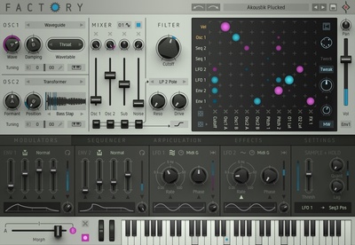 Sugar Bytes Factory virtualus instrumentas