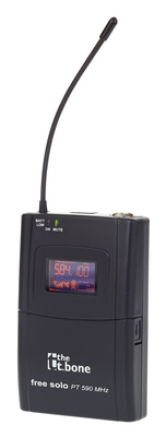 the t.bone free solo Bodypack 590 MHz belaidis siųstuvas