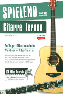Jenschmedia Spielend Gitarre lernen akustinės gitaros mokomoji literatūra