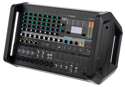 B-Stock, Yamaha EMX 7, Powermixer, 2 x 710W / 4 Ohm, 2 x 500W / 8 Ohm, 8 Mikrofon Eingange ( XLR / Klinke ) 4 Stereokanäle, 3 Band-EQ, 9 Band Graphic