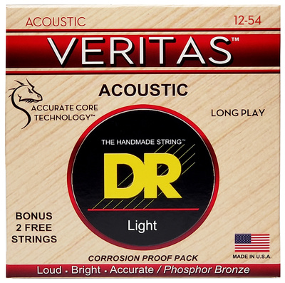 DR Strings Veritas Acoustic VTA-12 akustinės gitaros stygos
