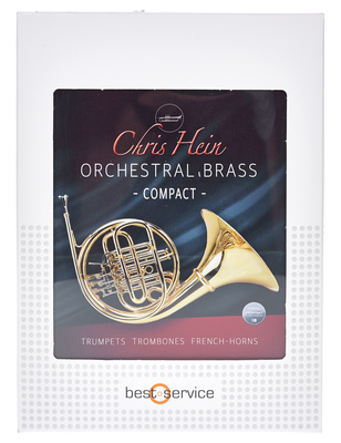 Chris Hein Orchestral Brass Compact (Box); Brass-Plugin; enthält ca. 23.000 Samples von Trompeten, Posaunen und Waldhörnern mit bis zu