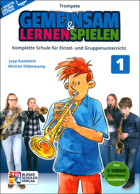 Bläser-Schulen-Verlag Gemeinsam Lernen Trumpet 1 trimitui mokomoji literatūra