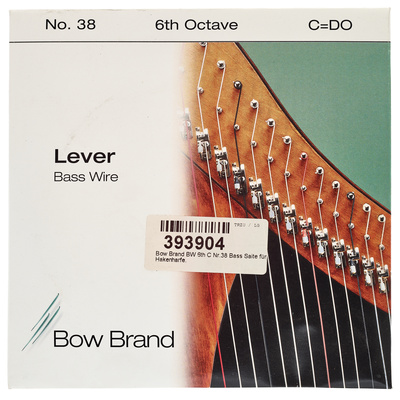 Bow Brand BW 6th C Harfų bosinė styga No.38