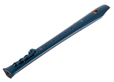 5959 Elody Altblockflöte, Airbrush-Design Undine, hochglanz lackiert, Holzart: Birnbaum, mit E-Fuß und Dreifachklappe E/F/Fis, Kammerton: