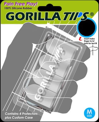 Gorilla Tips Finger Tips M gitarų antpirščiai