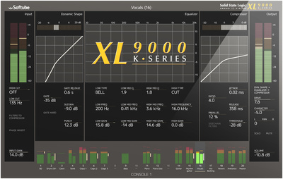 Softube SSL XL 9000 K garso ir efektų programinė įranga  