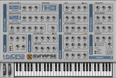 Synapse Audio Hydra virtualus instrumentas