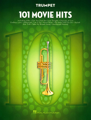 Hal Leonard 101 Movie Hits for Trumpet natų knyga trimitui