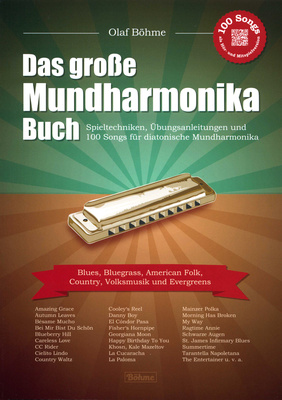 Olaf Böhme Das große Mundharmonika Buch literatūra lūpinei armonikėlei