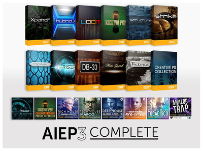 AIR Music Technology AIEP3 Complete virtualūs instrumentai ir samplai