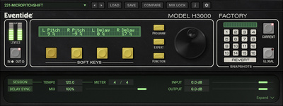 Eventide H3000 Factory Mk II garso efektų programinė įranga  
