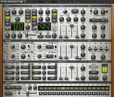 Waves Element 2.0 virtualus instrumentas  
