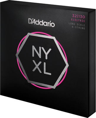 Daddario NYXL32130 6-stygų elektrinės bosinės gitaros stygos