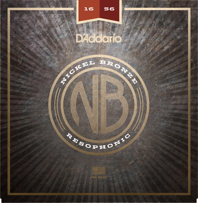 Daddario NB1656 Nickel Bronze Reso akustinės gitaros stygos
