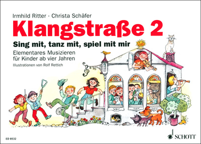 Schott Klangstraße 2 mokomoji muzikos medžiaga vaikams