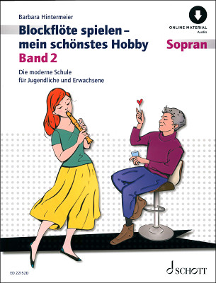Schott Blockflöte Spielen Hobby 2 mokomoji fleitai knyga