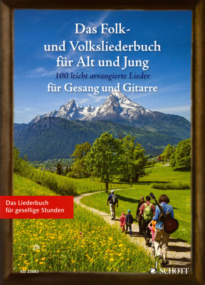 Schott Folk und Volk Gesang/Gitarre natų knyga