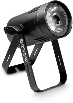 B-Stock, Cameo Q-Spot 15 W BK, Kompakter Spot mit warmweißer 15 Watt LED, zwei zusätzliche Linsen ermöglichen insgesamt 3 Abstrahlwinkel von 4,5°, 10°