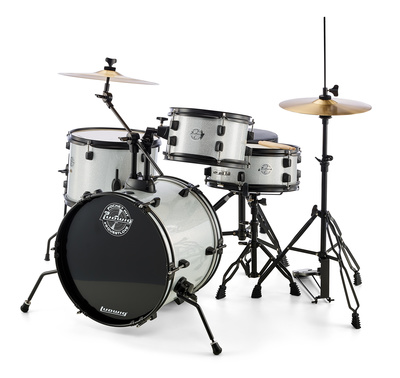 Ludwig Pocket Kit - Silver Sparkle akustiskais bungu komplekts