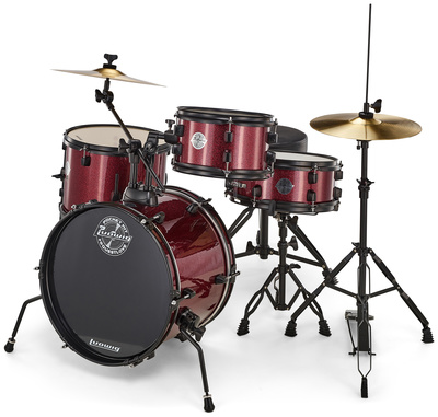 Ludwig Pocket Kit - Red Sparkle akustiskais bungu komplekts