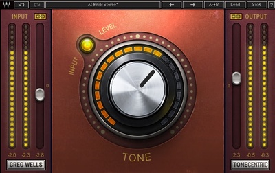 Waves Greg Wells ToneCentric garso ir efektų programinė įranga