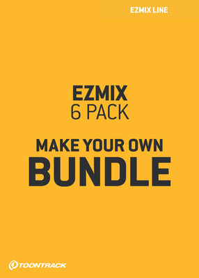 Toontrack EZmix 6 Pack Bundle muzikinės programinės įrangos paketas