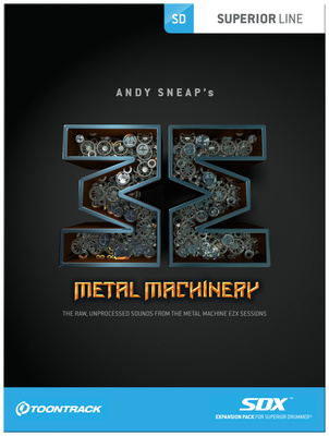 Toontrack SDX Metal Machinery garsų bibliotekos programinė įranga