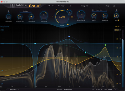 FabFilter Pro-R2 garso efektų programinė įranga