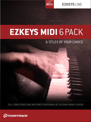 Toontrack EZkeys Midi 6 Pack muzikos programinė įranga  