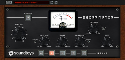 Soundtoys Decapitator garso efektų priedas